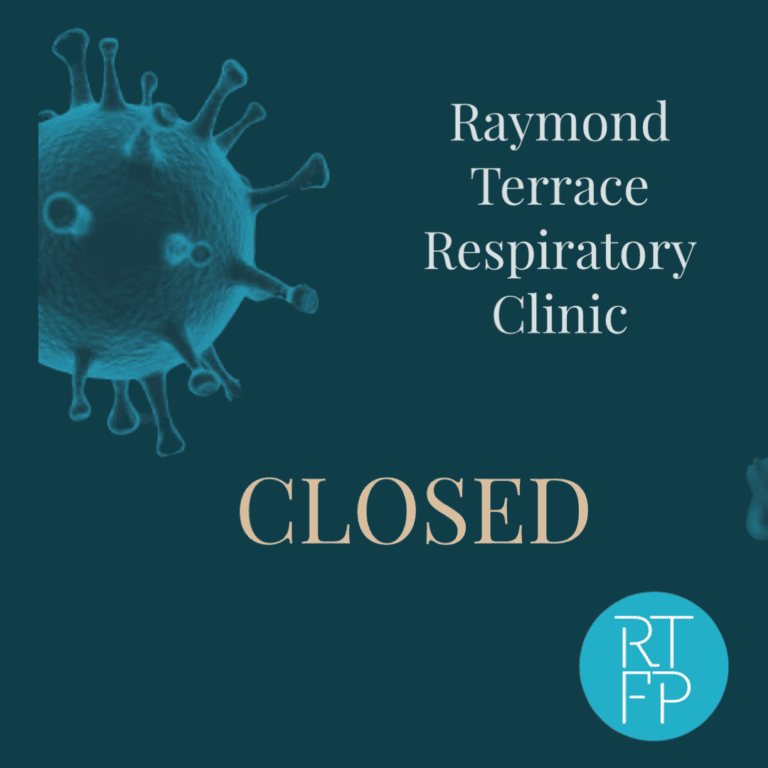 resp clinic closed